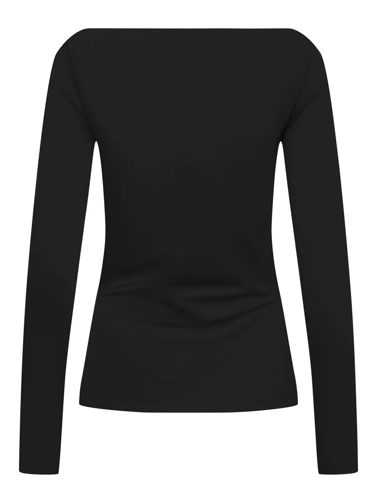 Maglia donna a righe manica lunga - immagine 3