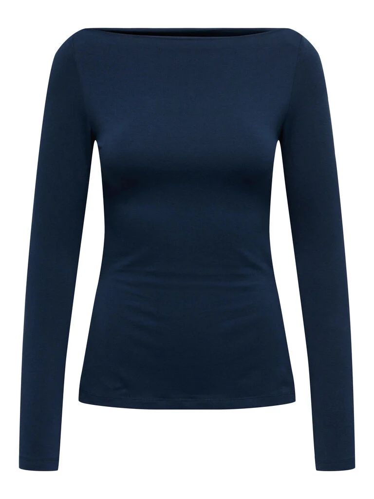 Maglia donna a righe manica lunga - immagine 6
