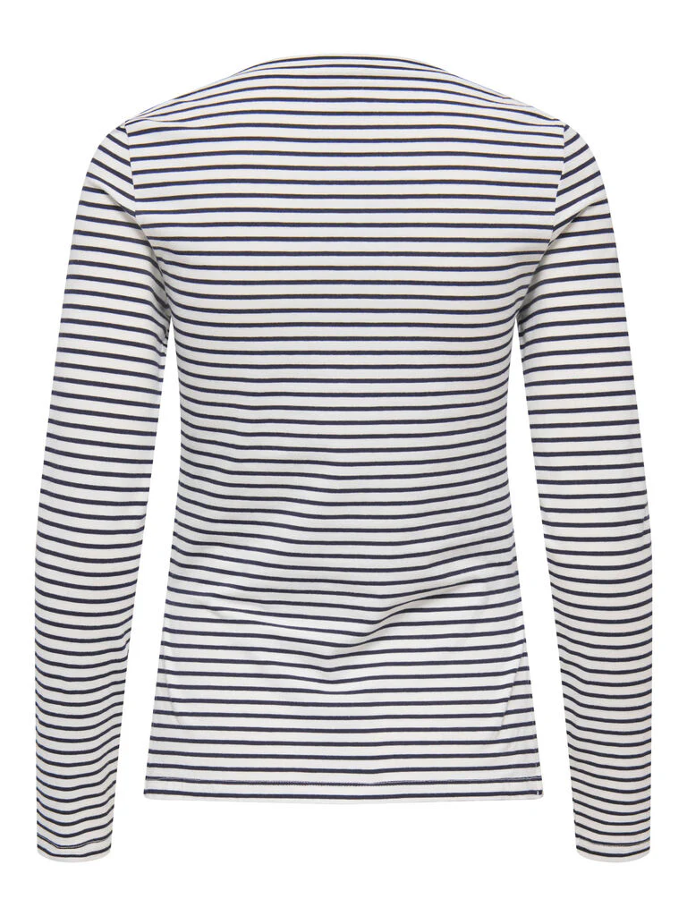 Maglia donna a righe manica lunga - immagine 7