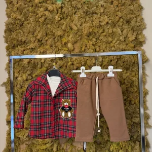 Coordinato scozzese 3pz