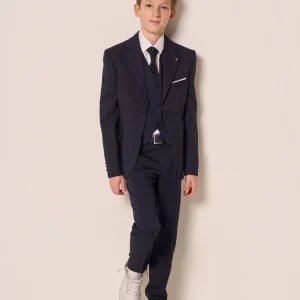 Abito Bambino Elegante Blu Navy 5 Pezzi