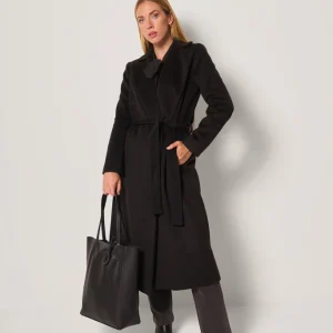 Cappotto lungo con cintura
