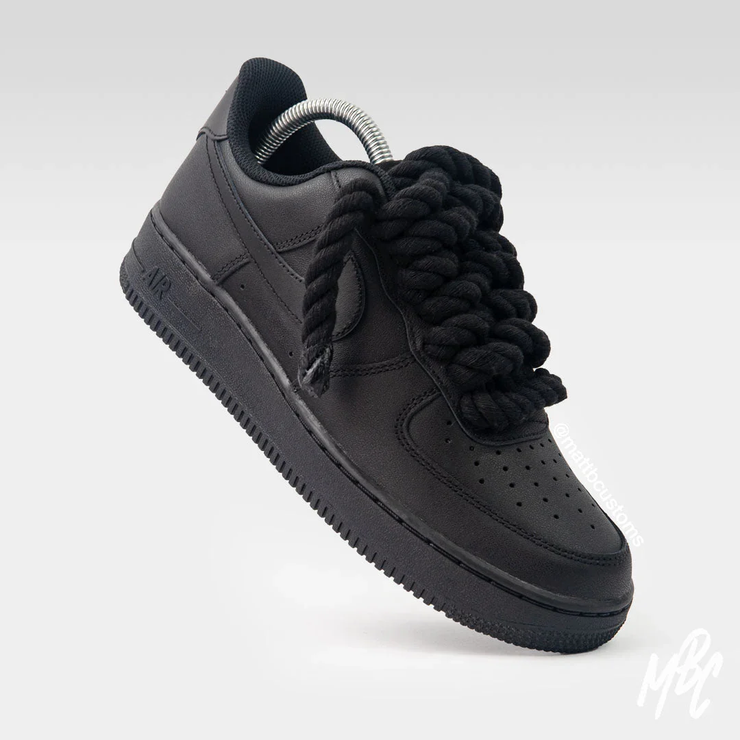 Air Force 1 Black Rope Laces - immagine 3