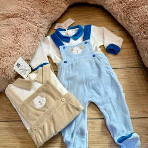 Tutina salopette in ciniglia