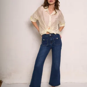 Camicetta crop a maniche corte