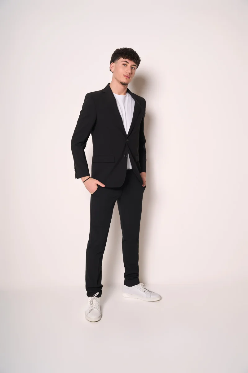 Giacca uomo elegante monopetto vestibilità slim - immagine 3