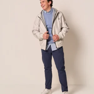 Giacca Uomo Beige con Cappuccio e Zip