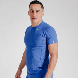 T-SHIRT MUSCLE FIT FIR CARE UOMO • DM CLASSE I • COL.ACTIVE INDACO