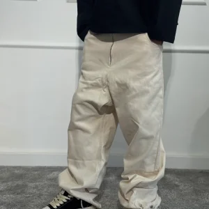 Zipped Pant Beige Minimal