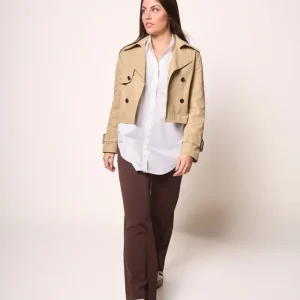 GIACCA DONNA MODELLO TRENCH CORTO