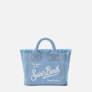 BORSA MINI VANITY IN DENIM MC2 SAINT BARTH