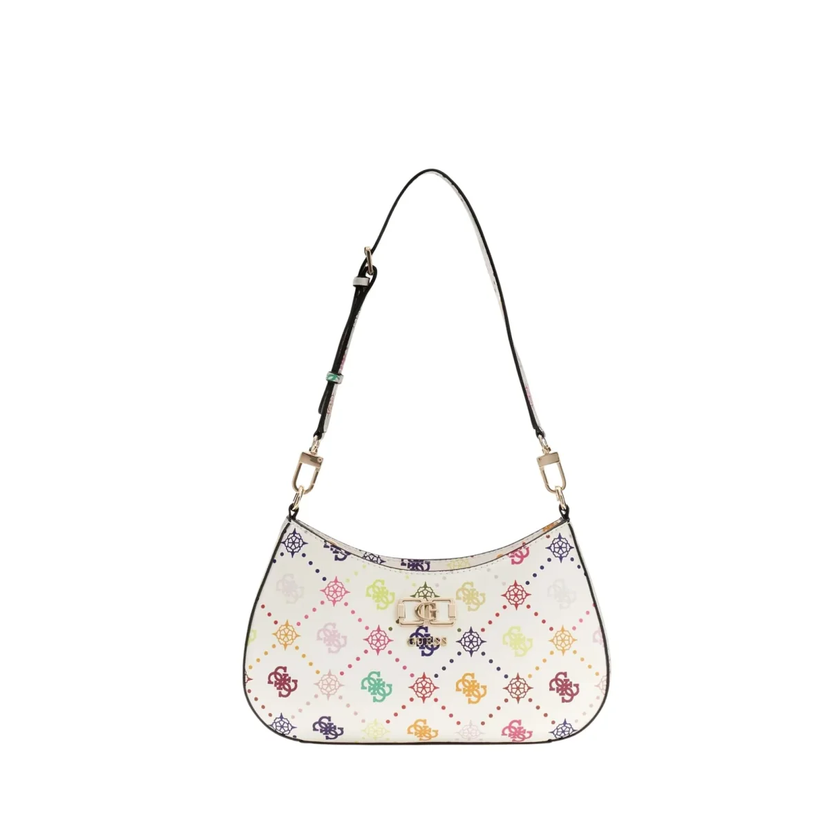 Guess Borsa Emelie Logo Top Zip Shldr Bag