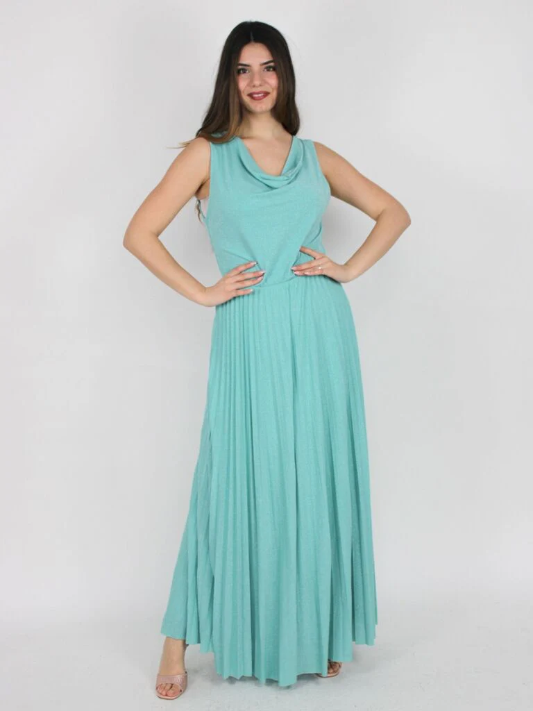 Abito con scollo morbido - immagine 3