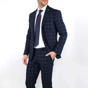 Abito riquadrato vestibilità slim