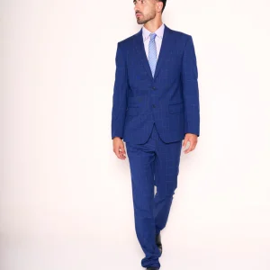 Abito uomo Principe di Galles avio