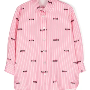 ABITO A CAMICIA ROSA MSGM