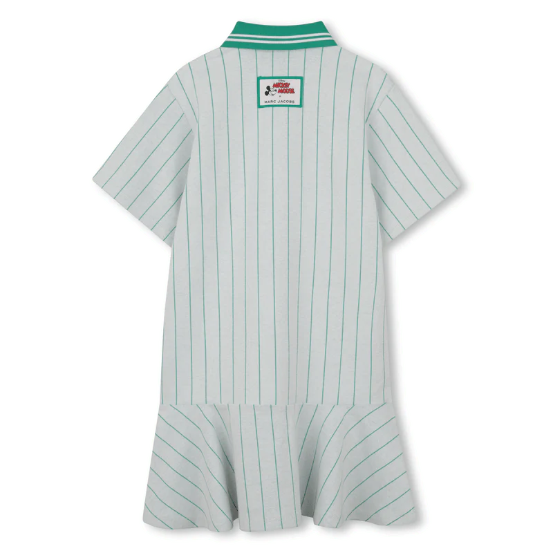 ABITO A POLO RIGHE VERDI CON STAMPA MACR JACOBS - immagine 3