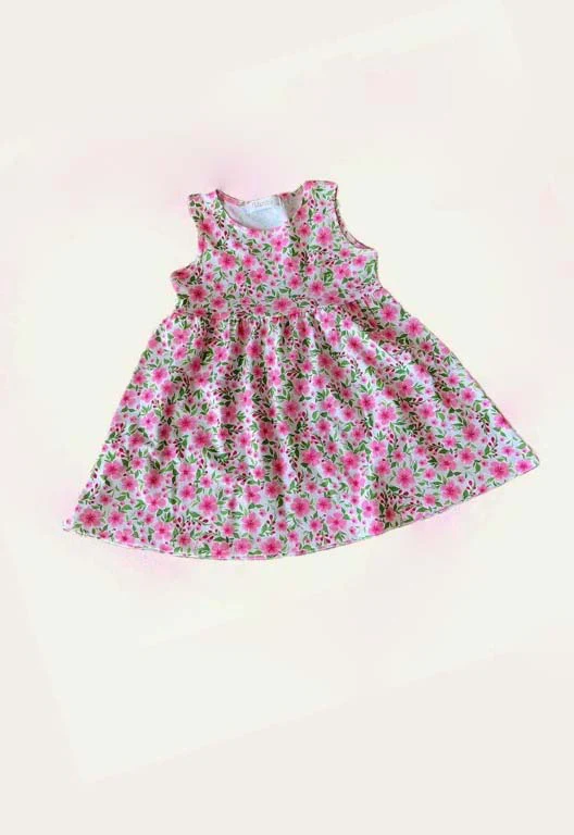 Abito baby da bimba floreale - immagine 2