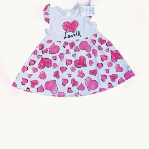 Abito baby bimba con scritta