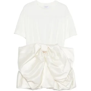 ABITO BIANCO CON FIOCCO PINKO