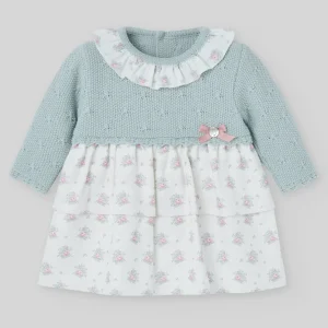 ABITO CON FIORELLINI VERDE TIZA PAZ RODRIGUEZ