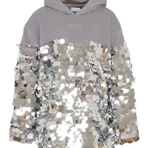ABITO CON PAILLETTES GRIGIO PINKO