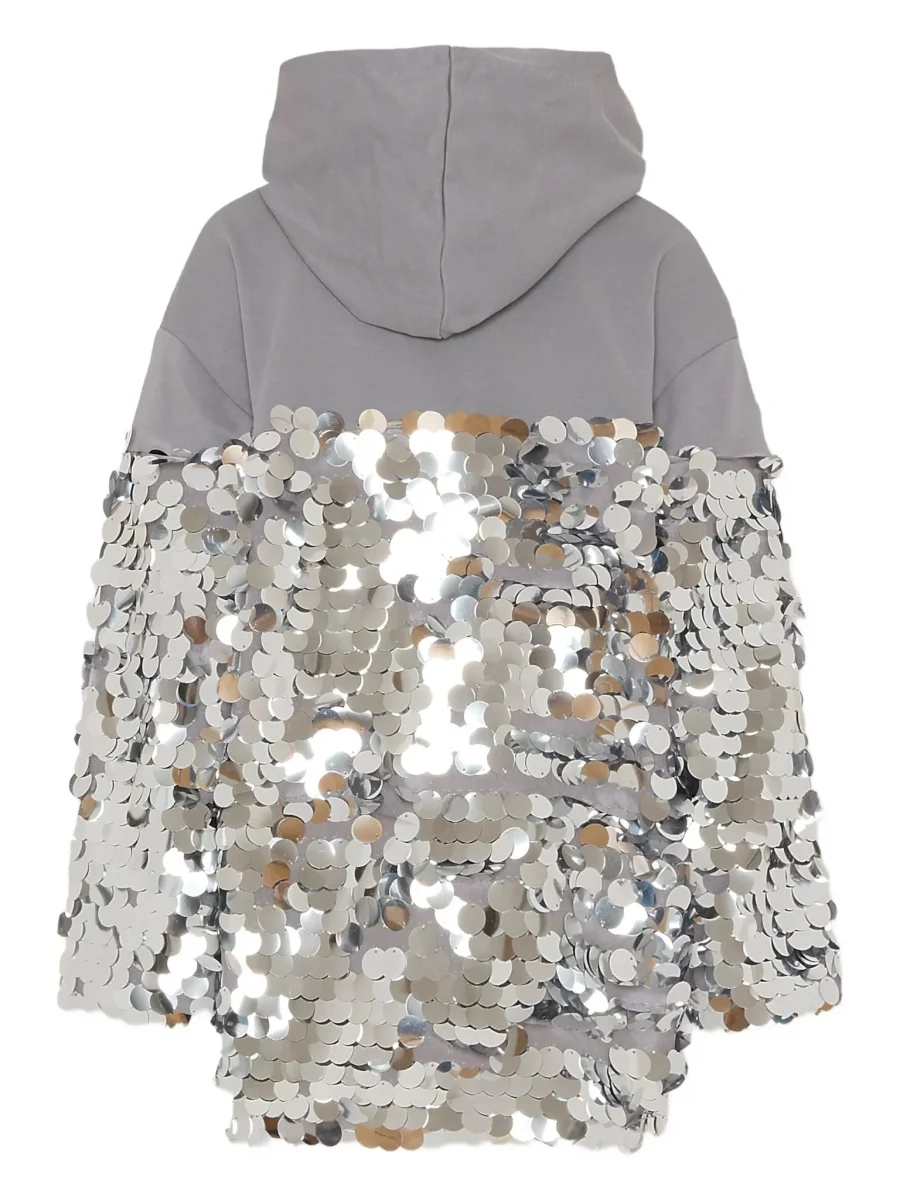 ABITO CON PAILLETTES GRIGIO PINKO - immagine 3