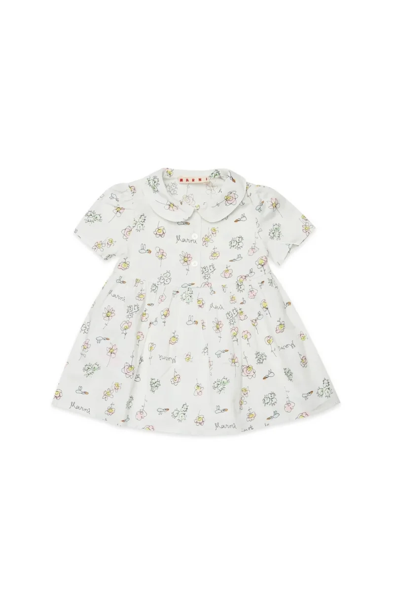 ABITO CON STAMPA A FIORI MARNI - immagine 2