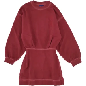 ABITO IN FELPA ROSSO CON LOGO MARCELO BURLON