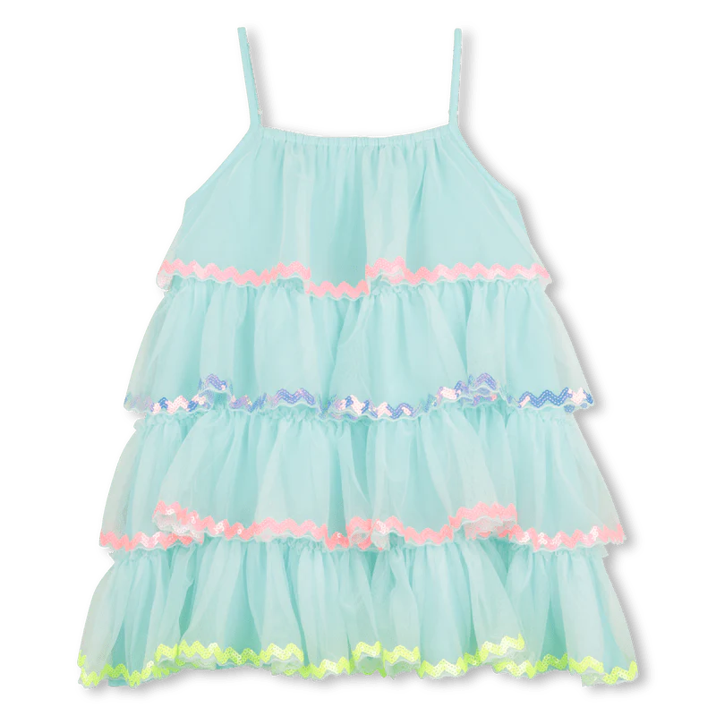 ABITO IN TULLE TURCHESE BILLIEBLUSH