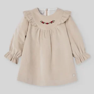 ABITO IN VELLUTO BEIGE PAZ RODRIGUEZ