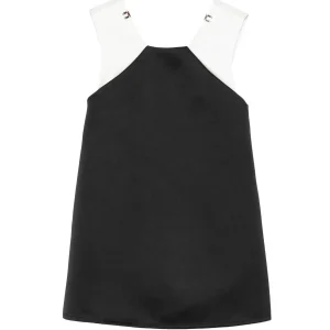 ABITO NERO CON FIOCCO SUL RETRO BIANCO ELISABETTA FRANCHI