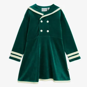 ABITO VERDE IN VELLUTO MINI RODINI