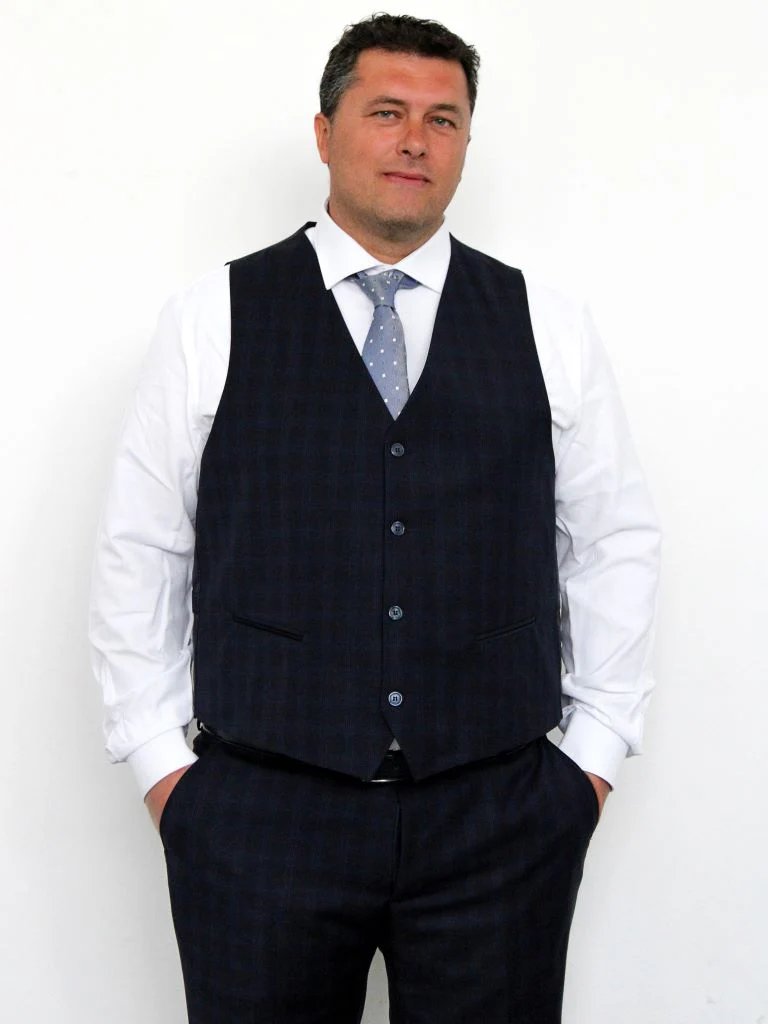 Abito 3 pezzi a quadri - immagine 5