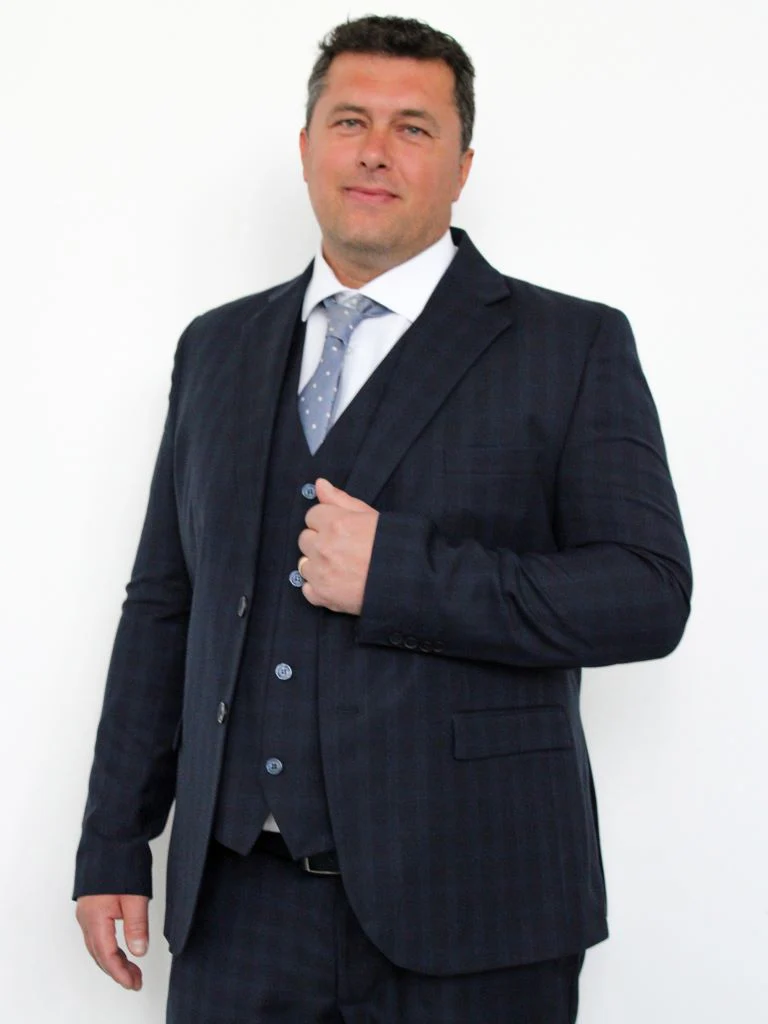 Abito 3 pezzi a quadri - immagine 4