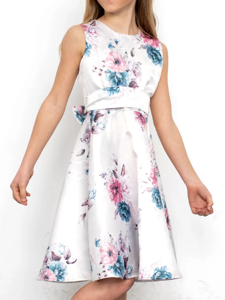 Vestito in fantasia floreale - immagine 4