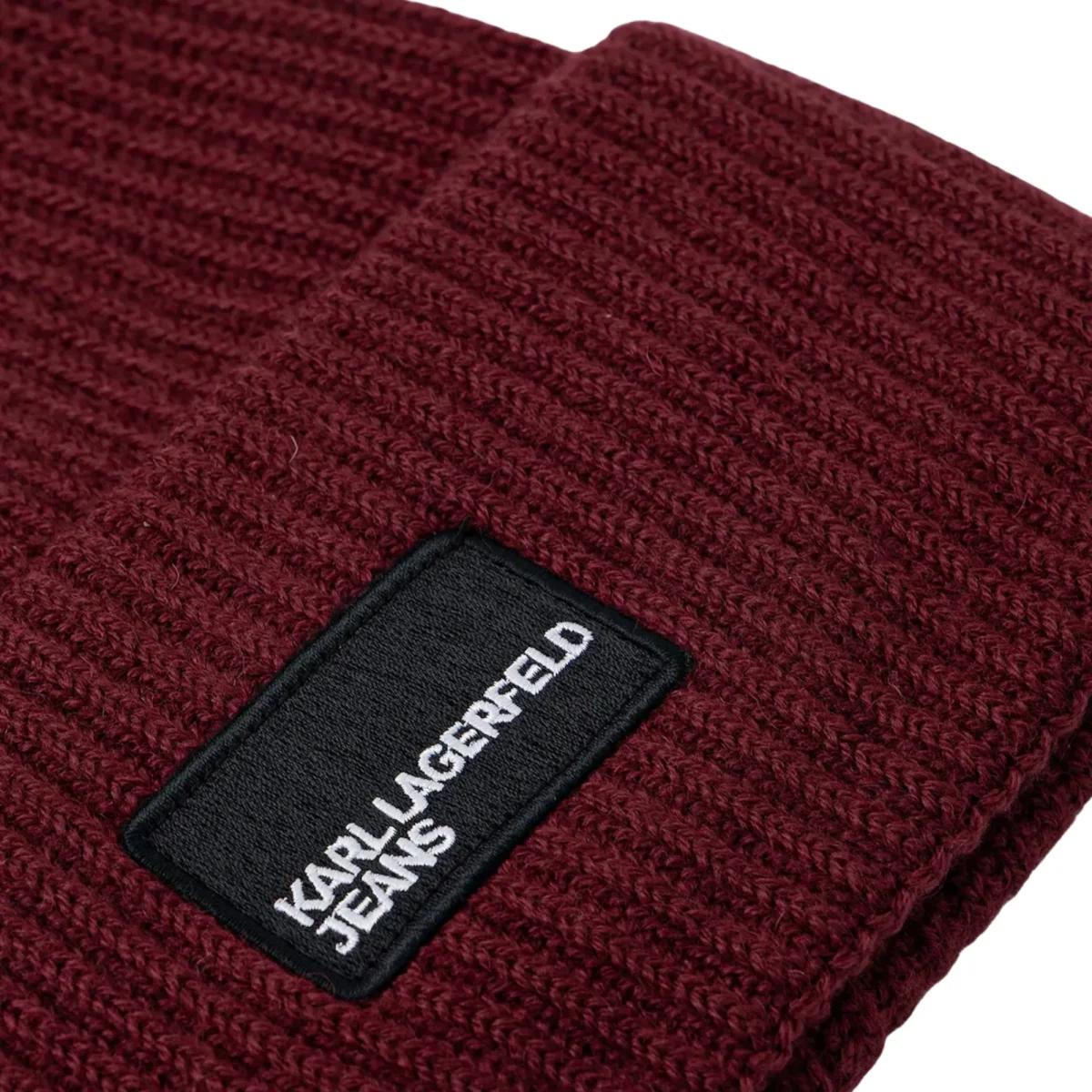 Karl Lagerfeld Cappello Patch Logo Beanie - immagine 5