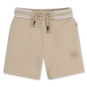 BERMUDA BEIGE CON LOGO BOSS