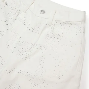 BERMUDA BIANCO CON STRASS DIESEL