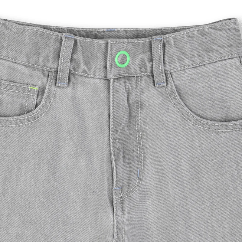 BERMUDA GRIGIO CON STAMPA BILLIEBLUSH - immagine 4