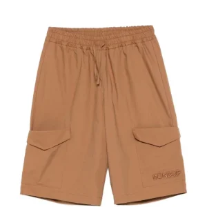 BERMUDA MARRONE CON TASCONI DONDUP