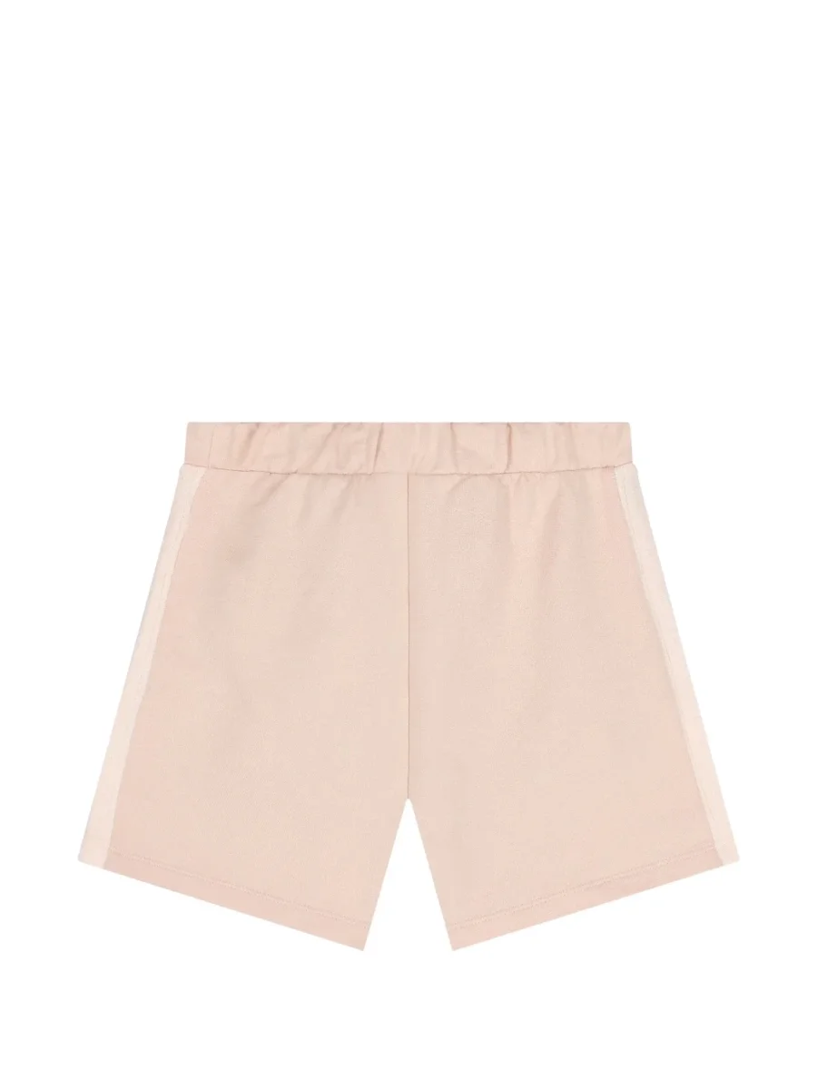 BERMUDA ROSA IN FELPA CON BANDE LOGATE IN PAILLETTES ELISABETTA FRANCHI - immagine 3