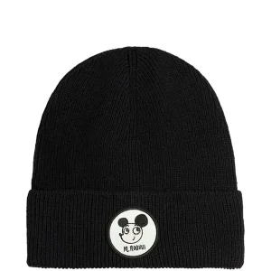 BERRETTO NERO CON TOPOLINO DI MINI RODINI