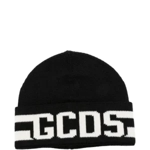 BERRETTO NERO GCDS