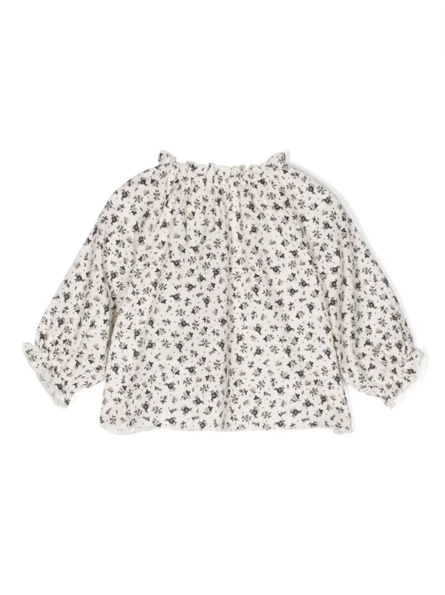 BLUSA A FIORI DOUUOD - immagine 3