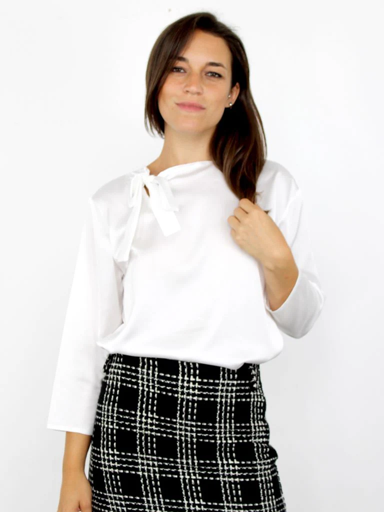 Blusa satinata - immagine 2