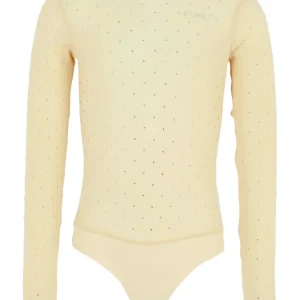 BODY NUDE CON STRASS E LOGO PINKO