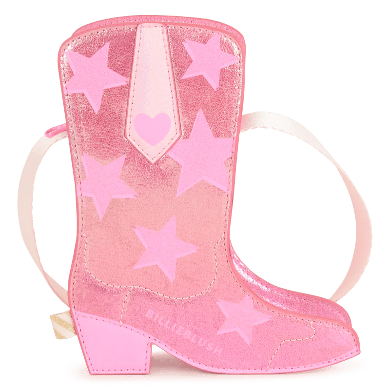BORSA A FORMA DI CAMPEROS ROSA CON STELLE BILLIEBLUSH