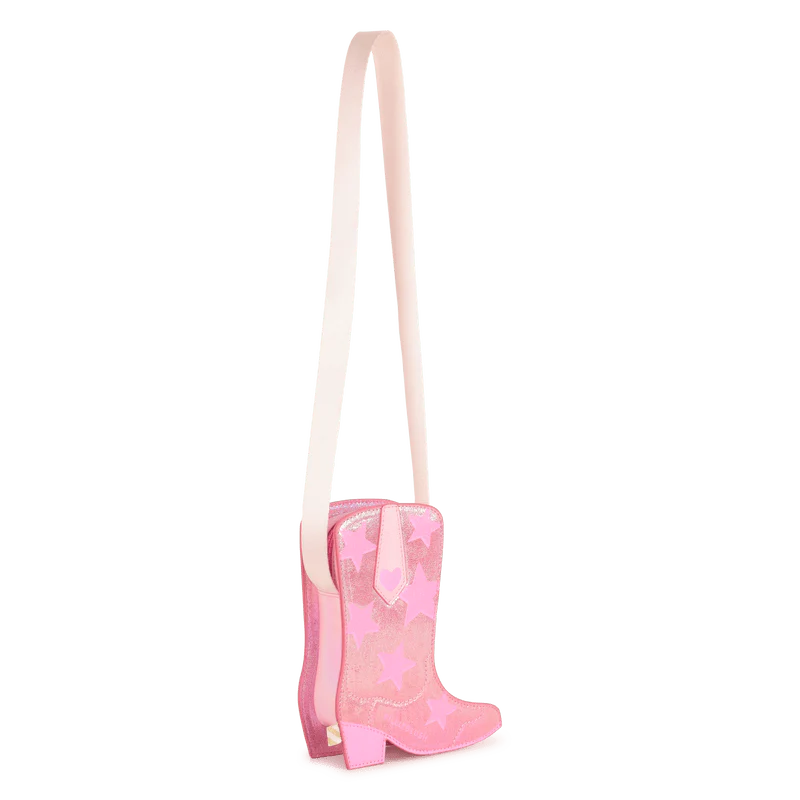 BORSA A FORMA DI CAMPEROS ROSA CON STELLE BILLIEBLUSH - immagine 3