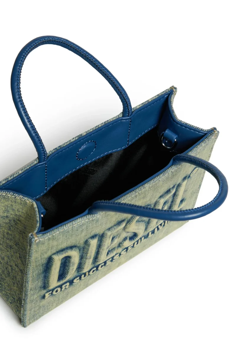 BORSA DSL 3D IN DENIM VERDE DIESEL - immagine 5